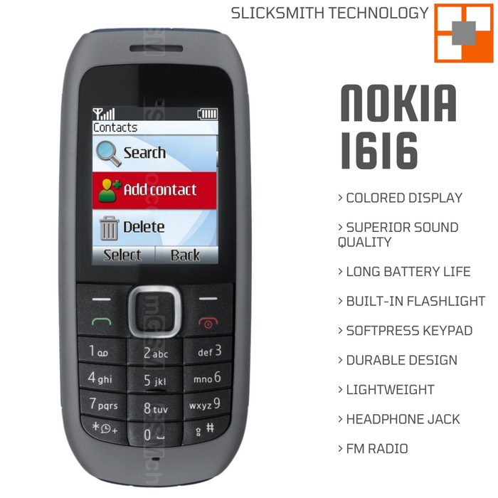 Nokia 1616 Basic Phone | SlickSmith Technology