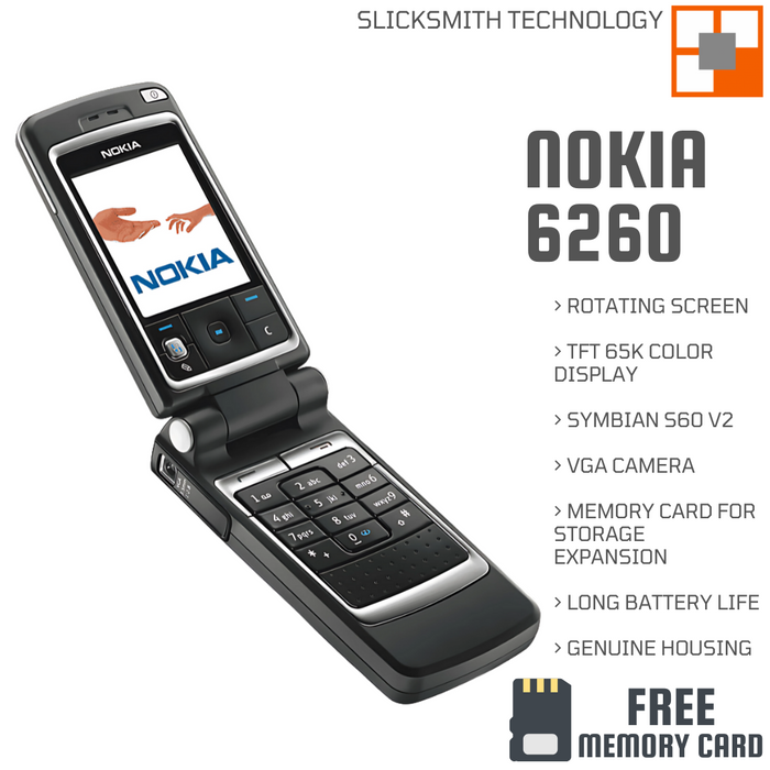 Nokia 6260 Symbian Phone Rotating Screen | SlickSmith Technology