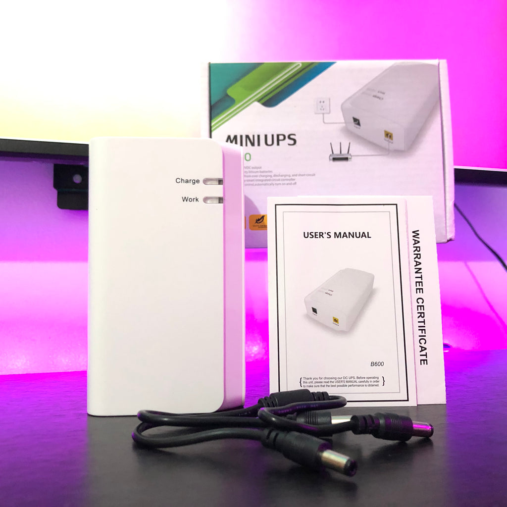 B600 Uninterrupted Power Modem UPS 12V 2.5A 30W