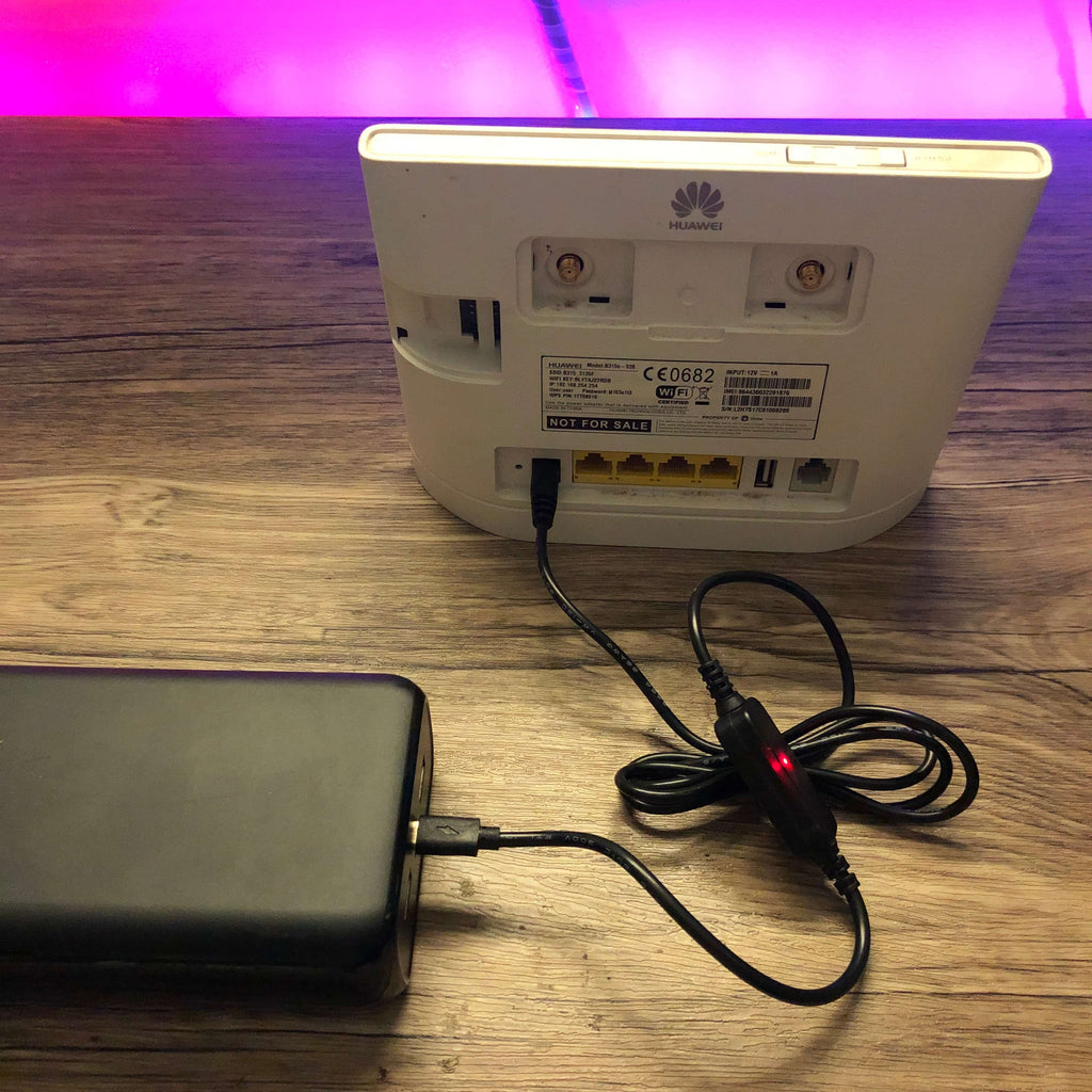 Router Power Backup Kit with Maximum 12V 3A Power Output