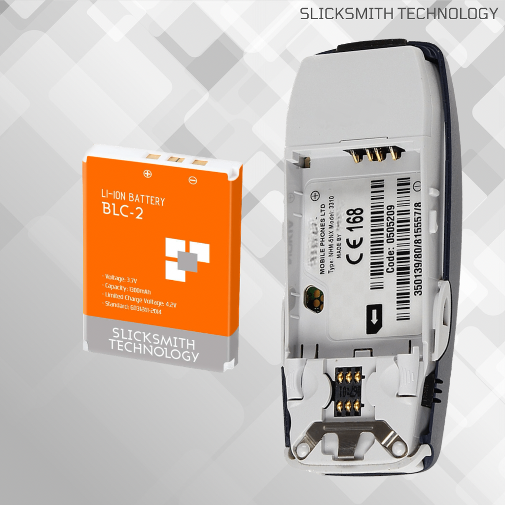 BLC2 Battery for Nokia 3310 1,300mAh Lithium-Ion | SlickSmith Technology